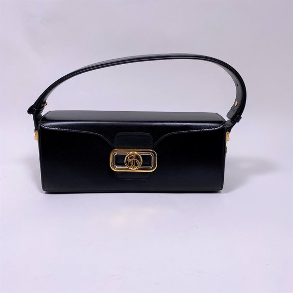 LANVIN Black 'Pencil Bag' in Calf - Picture 2 of 14